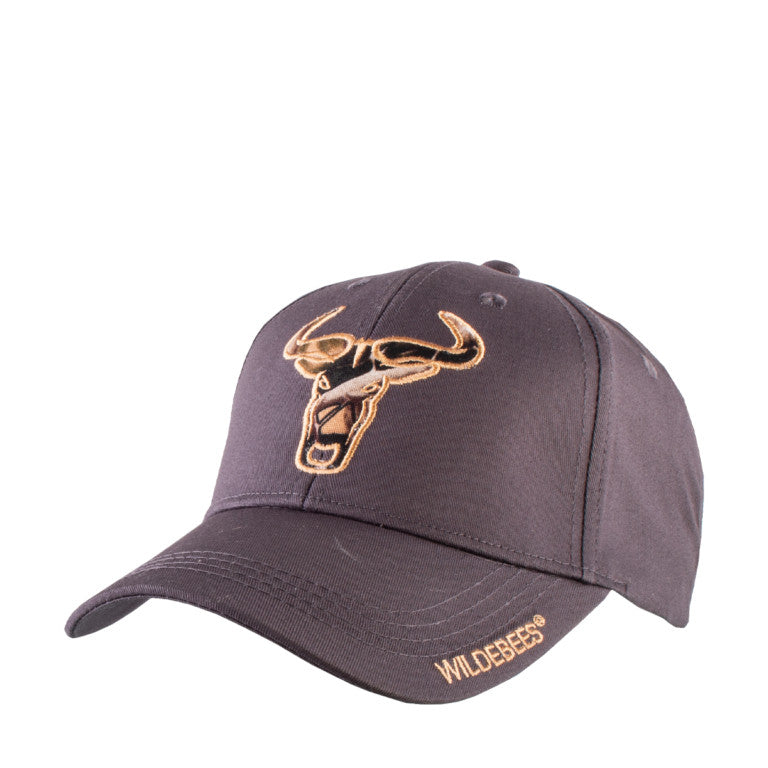 Wildebees Camo Applique Cap - Charcoal