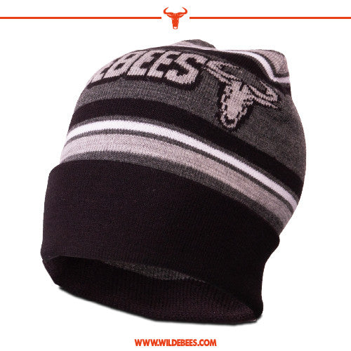 Wildebees Logo Beanie Grey/Charcoal