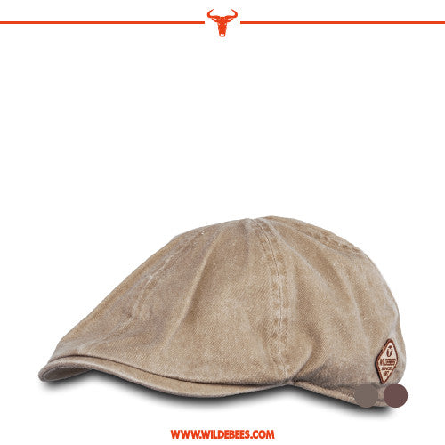 Wildebees Leatherette Ivy Cap Khaki