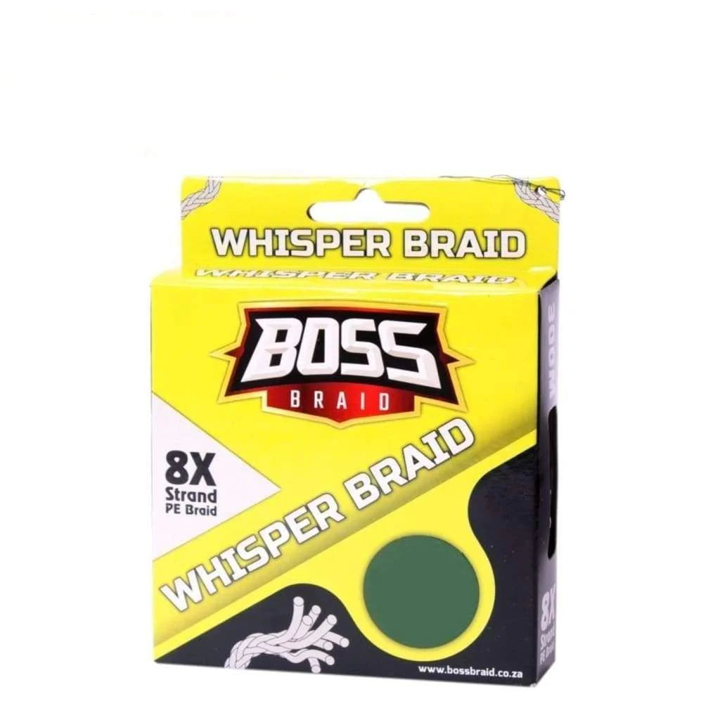 Braid Boss Whisper 20lb 300m Braided Line Green