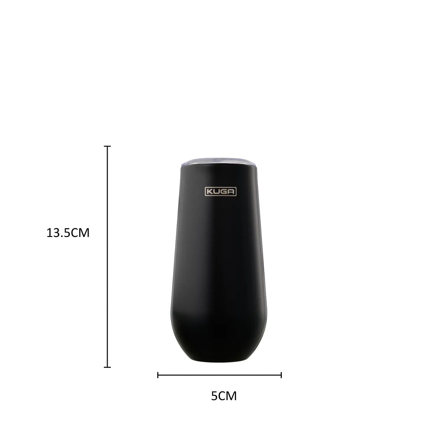 KUGA Champagne Flute 177ml Black