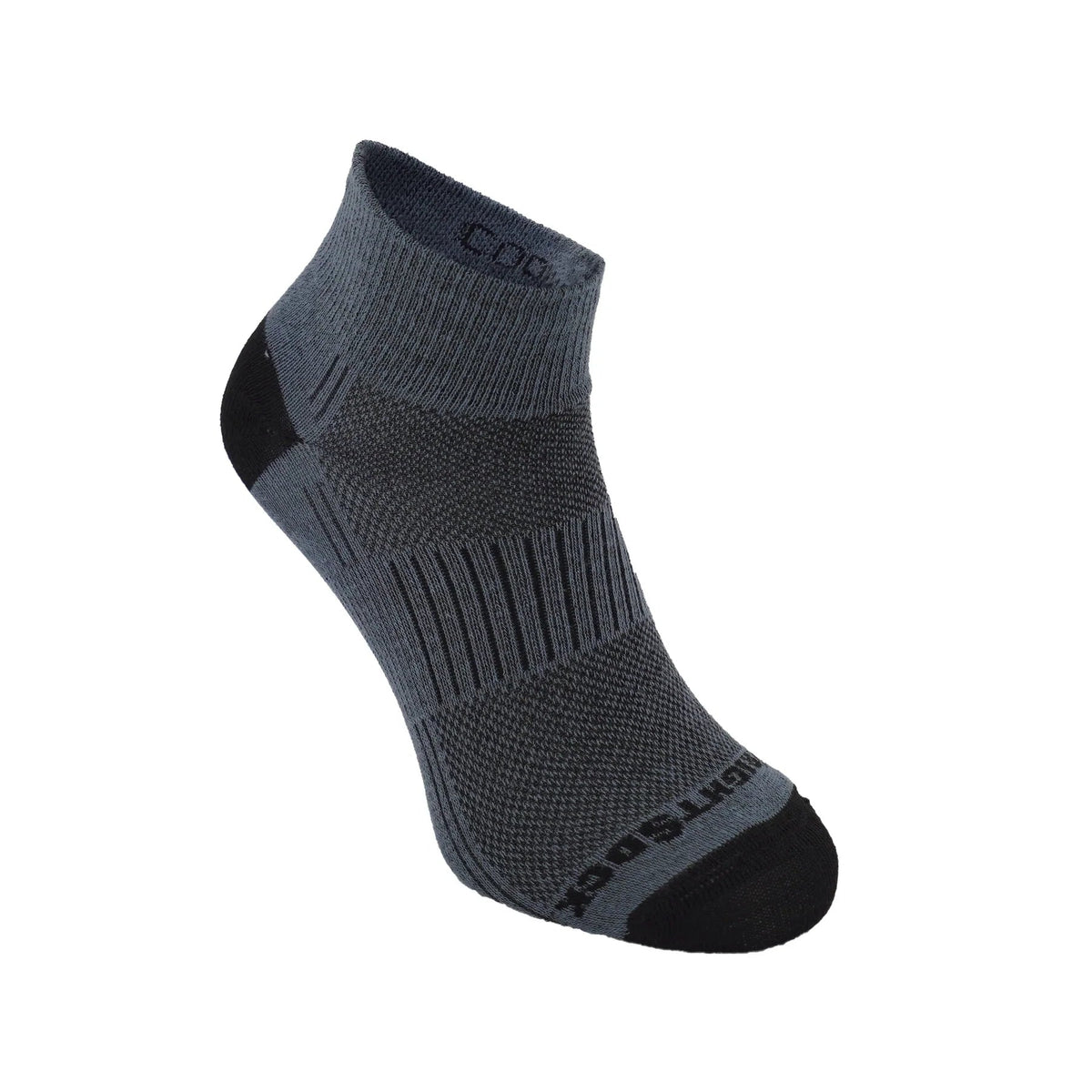 Wrightsock Coolmesh II Quarter Socks Ash Twist Medium