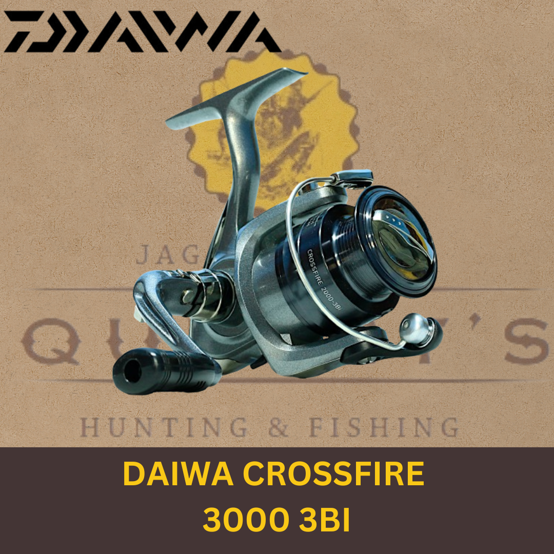 daiwa crossfire spin reel 2000-3bi DAIWA CROSSFIRE 3000 3BI – Quénets The Great Outdoors
