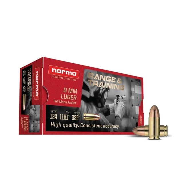 NORMA 9MM 124GR FMJ (100)
