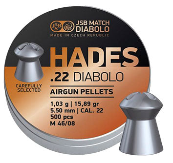 JSB Match Diabolo Hades .22 Pellets 15.89gr