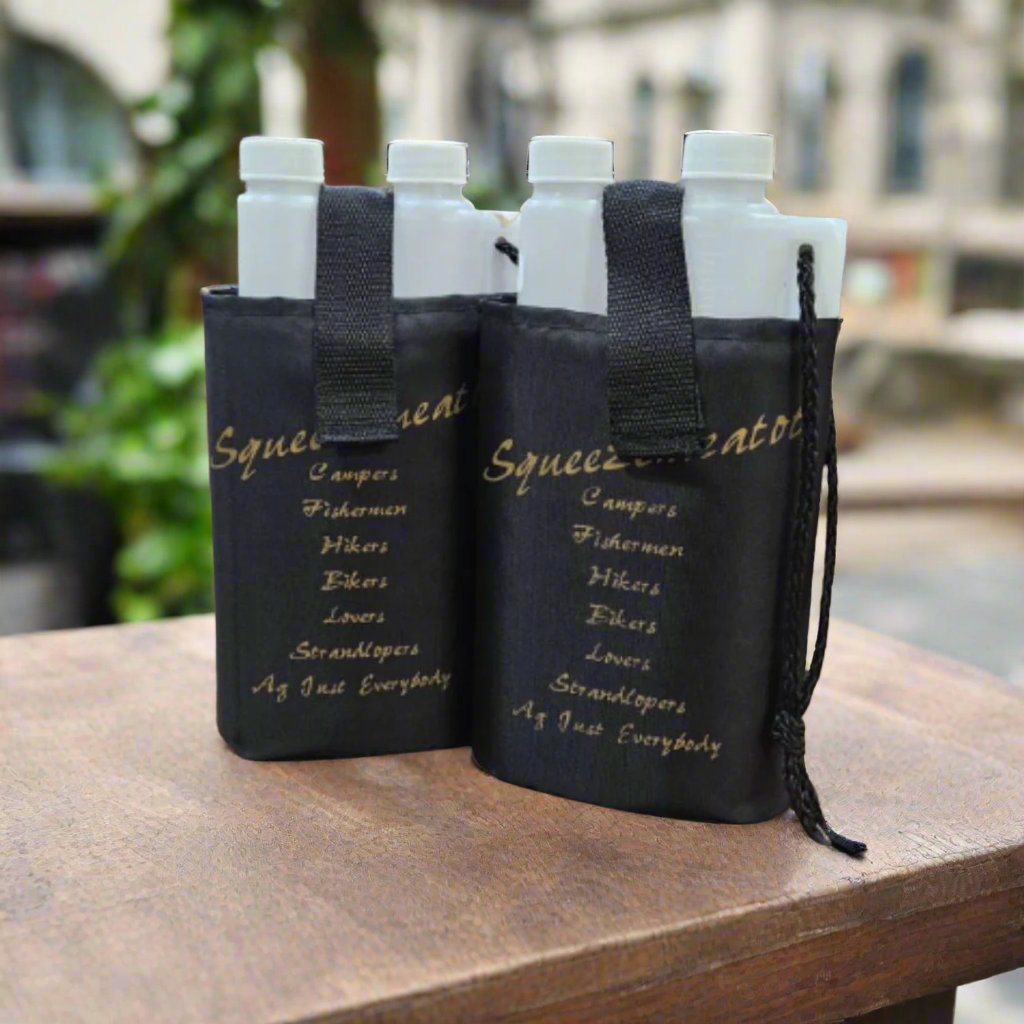 Squeeze Me A Tot Bottle White with Sleeve