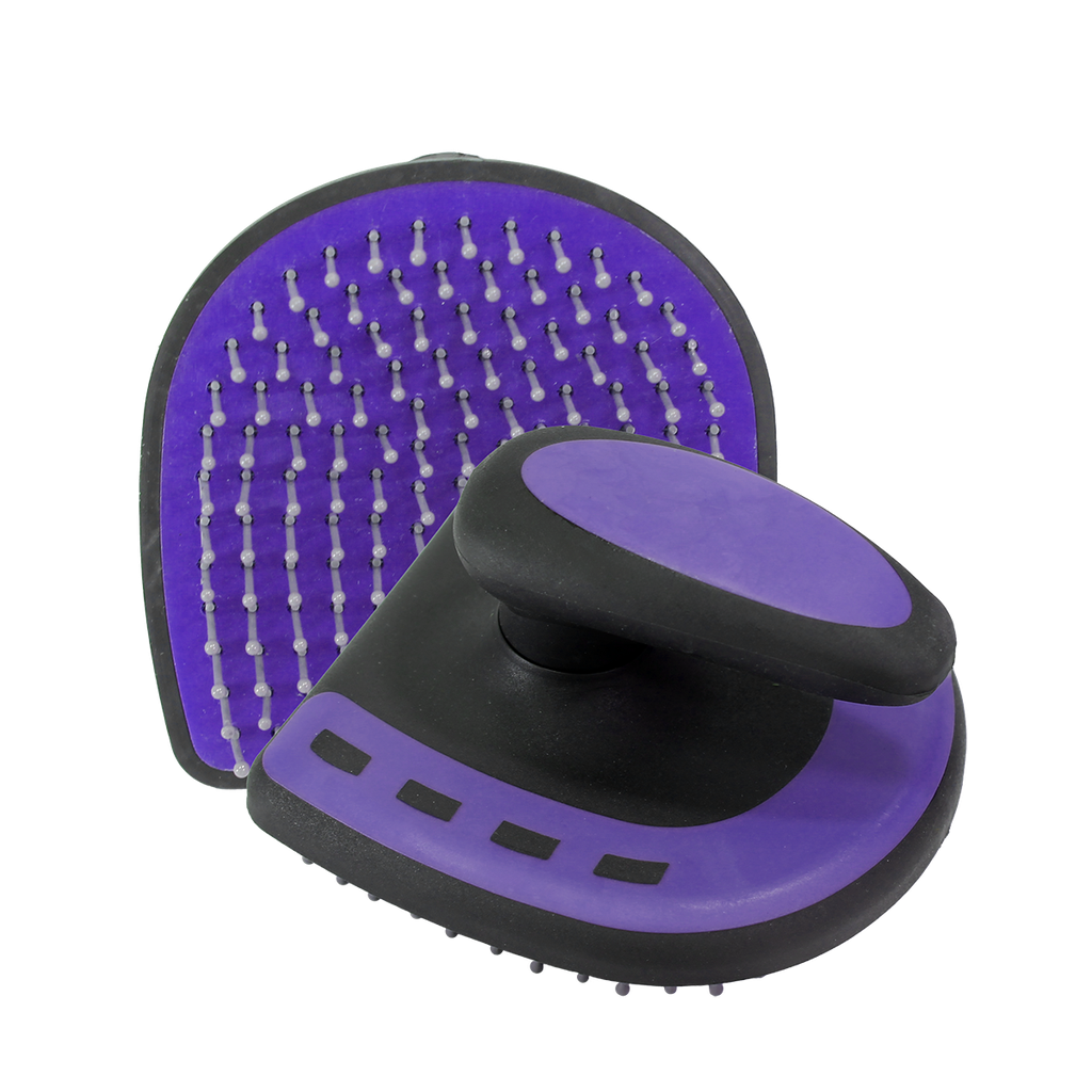 Solo Saddlers Showtime Horseshoe Tail Brush Purple