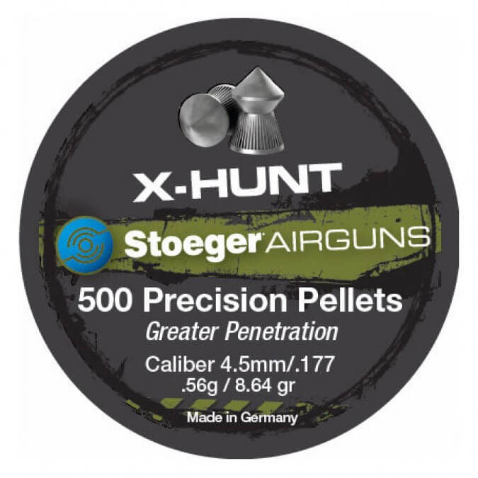 Stoeger 4.5mm .177cal 8.64GR Precision Pellets (500)