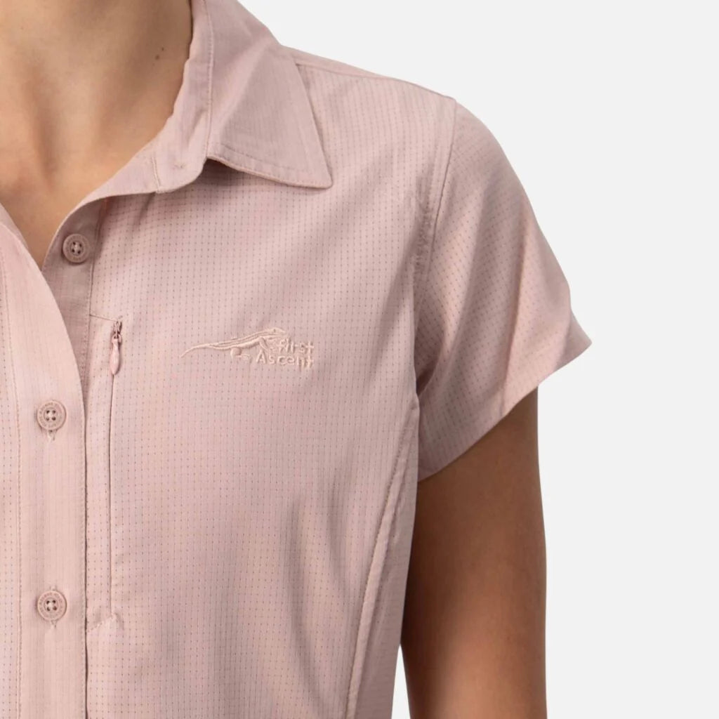 First Ascent Ladies Luxor Short Sleeve Shirt
