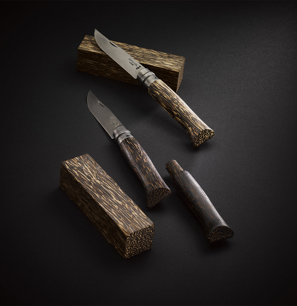 Opinel No.08 Black Palm Folding Knife