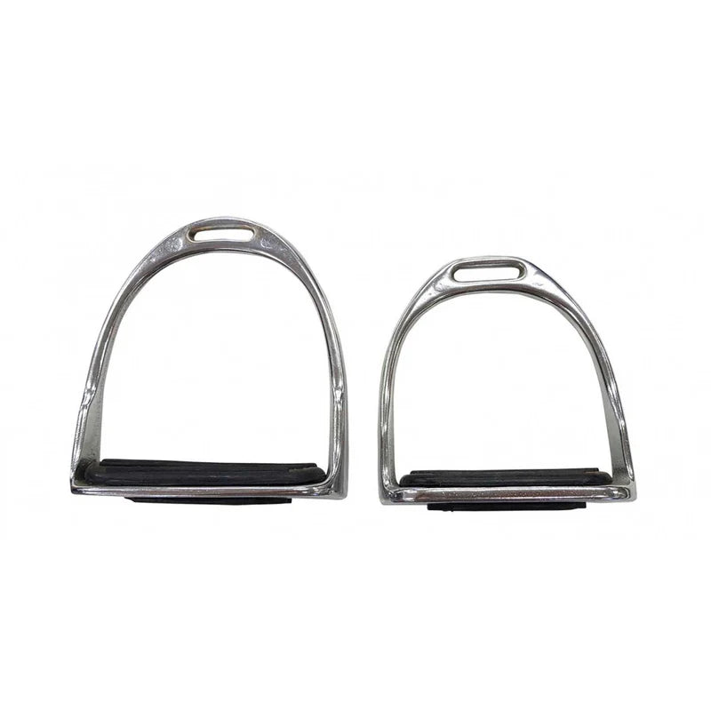 Solo Saddlers Stirrups Nickel Plated 4 3/4"