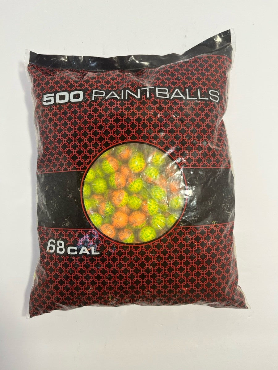 Rainbow Paintballs .68 Cal 500-Pack