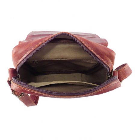 Der Lederhandler Stef Sling Bag - Tobacco