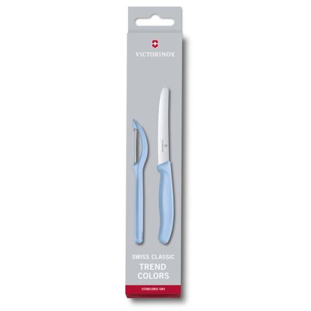 Victorinox Swiss Classic Paring Knife & Peeler Set, Pastel