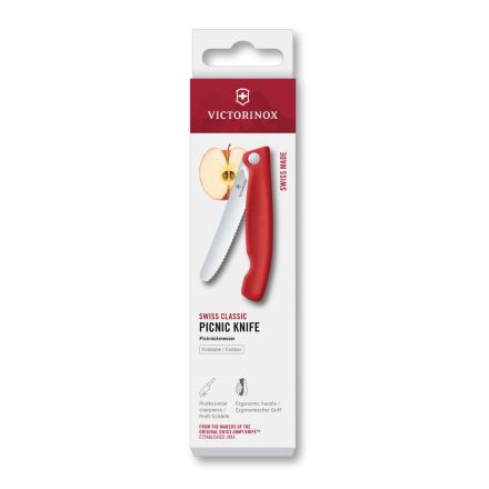 Victorinox Fold Picnic Knife Red
