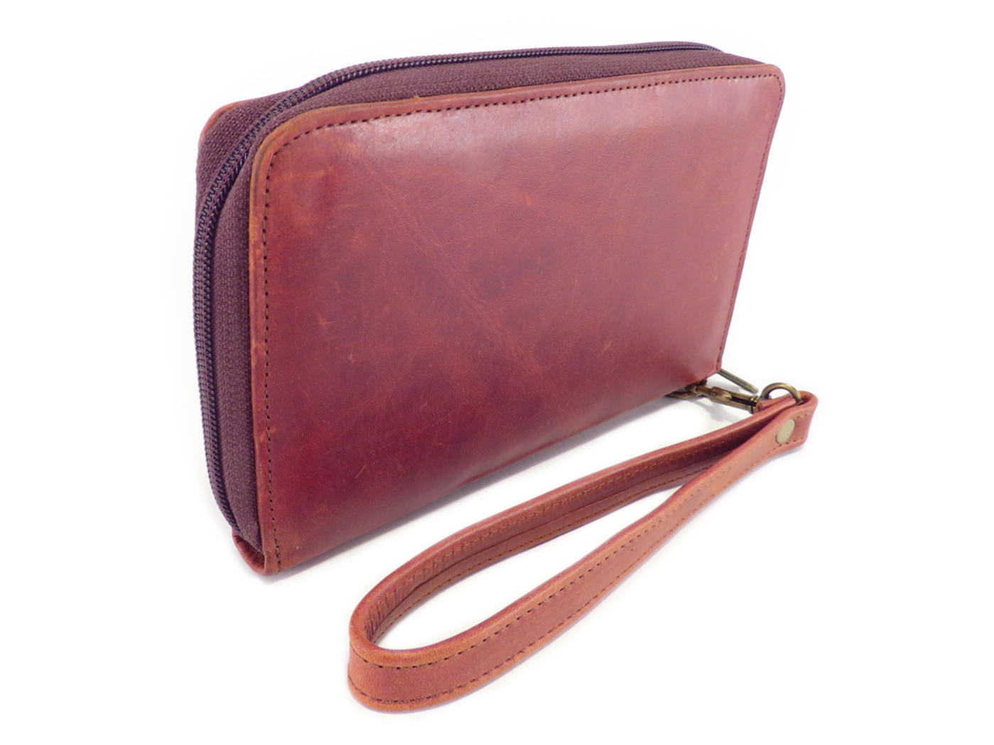 Der Lederhandler Unisex Wrist Wallet Leather