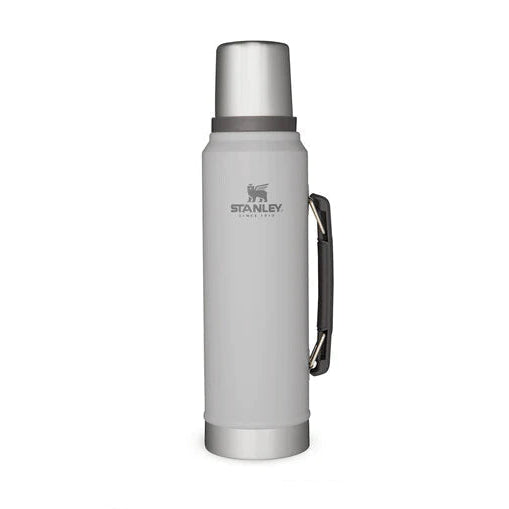 Stanley thermos bottle on a white background