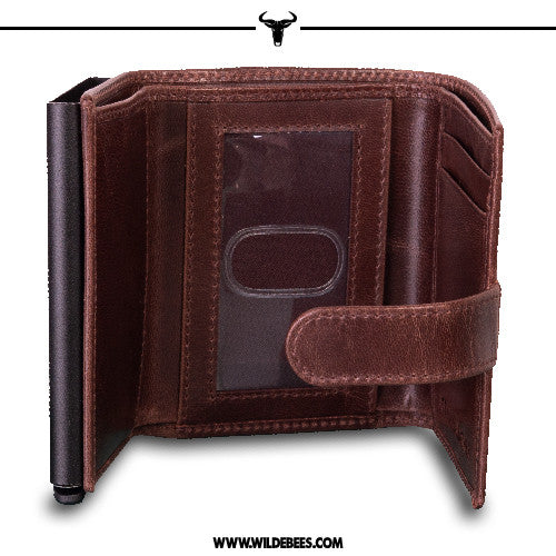 Wildebees RFID Trifold Wallet Leather