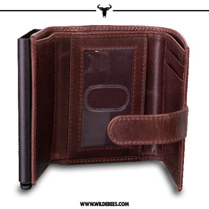 Wildebees RFID Trifold Wallet Leather