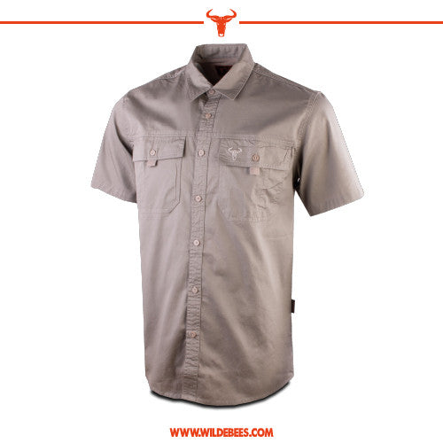 Wildebees Short Sleeve Twill Vented Shirt