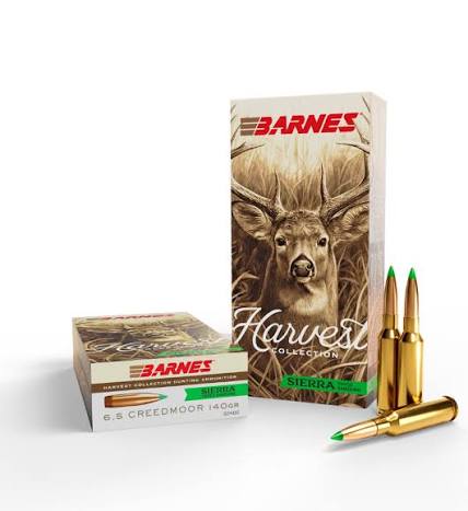 Barnes Harvest 6.5 Creedmoor 140gr Tipped Gameking (20/Box)