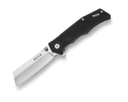 Buck 252 Trunk Cleaver Folding Knife Black