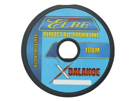 Elbe Xbalance Nylon Leader Line 100m Brown 10lb 0.25mm