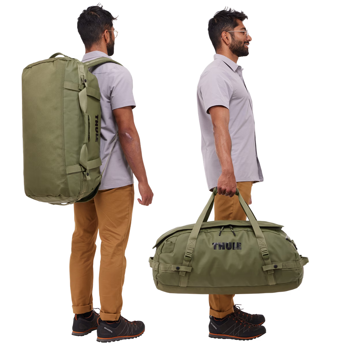 Thule Chasm 70L Duffel Bag Olivine
