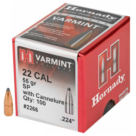 Hornady 22 Cal 55Gr Varmint #2266