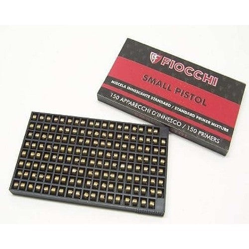 Fiocchi Small Pistol Primers (150/Pack)