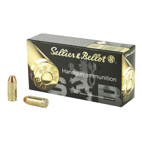 Sellier & Bellot .40 S&W 180gr Ammunition (50/Box)