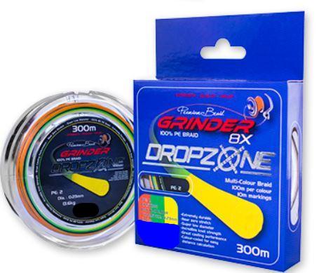 Grinder Braid DropZone 8X 30lb 300m Multicolor