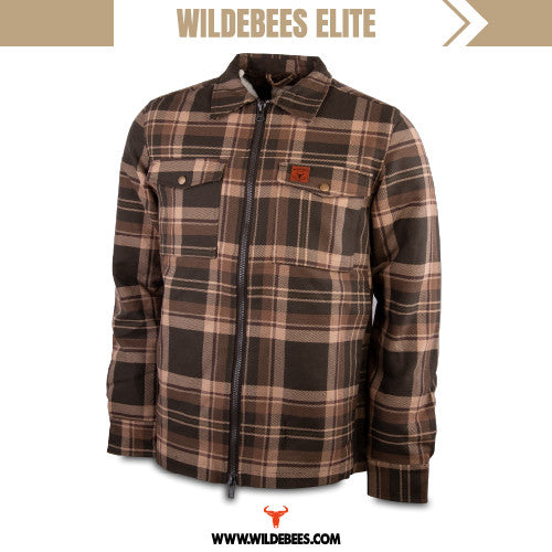 Wildebees Elite Men's Teddy Lined Check Shacket