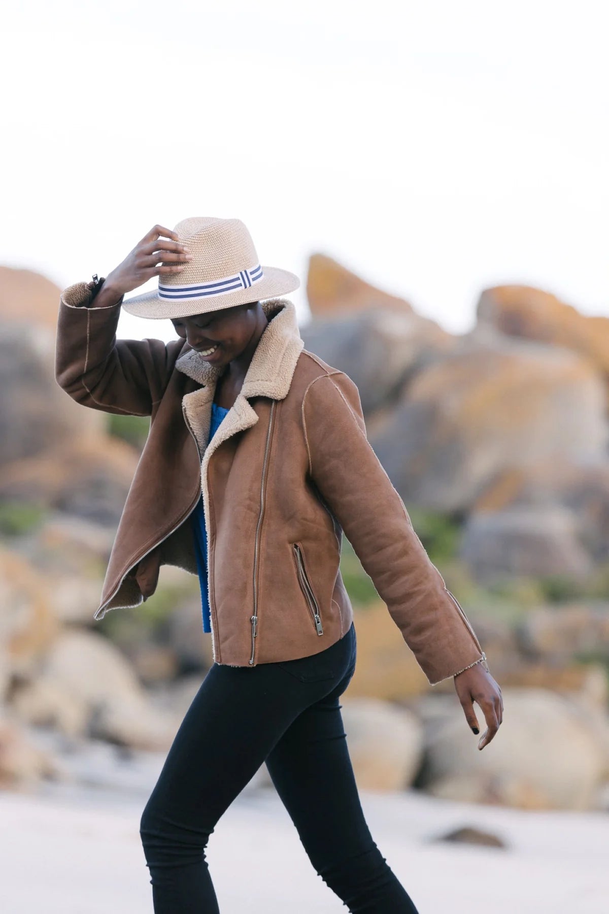 Urban Supply Durban Nautical Hat Tan/Ivory