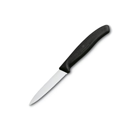 Victorinox Black Small Paring Knife Serrated