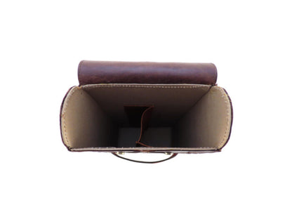 Wine Bag Antique Dark Brown/Tobacco