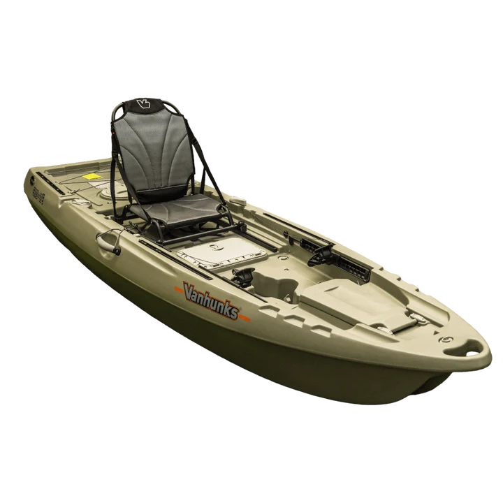 Vanhunks 10.5" Shad Fishing Kayak Gun Metal Grey