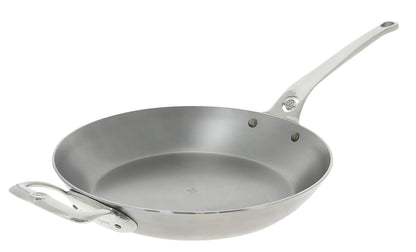 De Buyer Mineral B Pro Braai Pan 32cm, 2 Handles