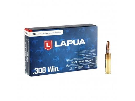 Lapua 308 WIN Mega Soft Point Ammunition (20/box)