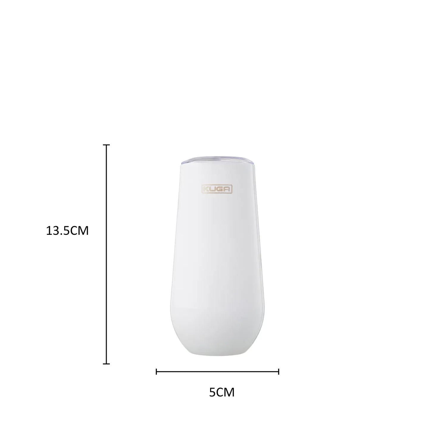 KUGA Champagne Flute 177ml White