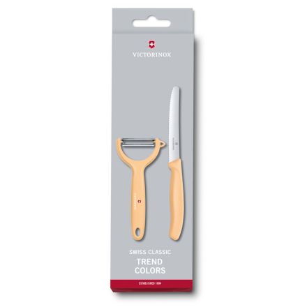 Victorinox Paring Knife & Peeler Light Orange