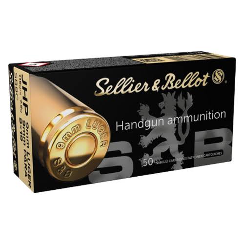 Sellier & Bellot 9mm Para Hp 115gr Ammunition (50/Box)