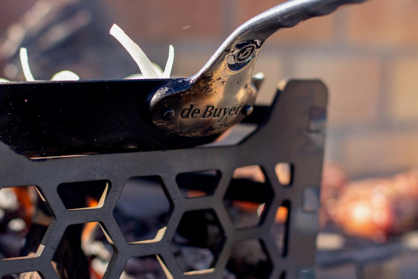 De Buyer Mineral B Pro Braai Pan 32cm, 2 Handles