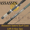 Assassin Sabre Surf Cast 13ft 5-6oz 3pc