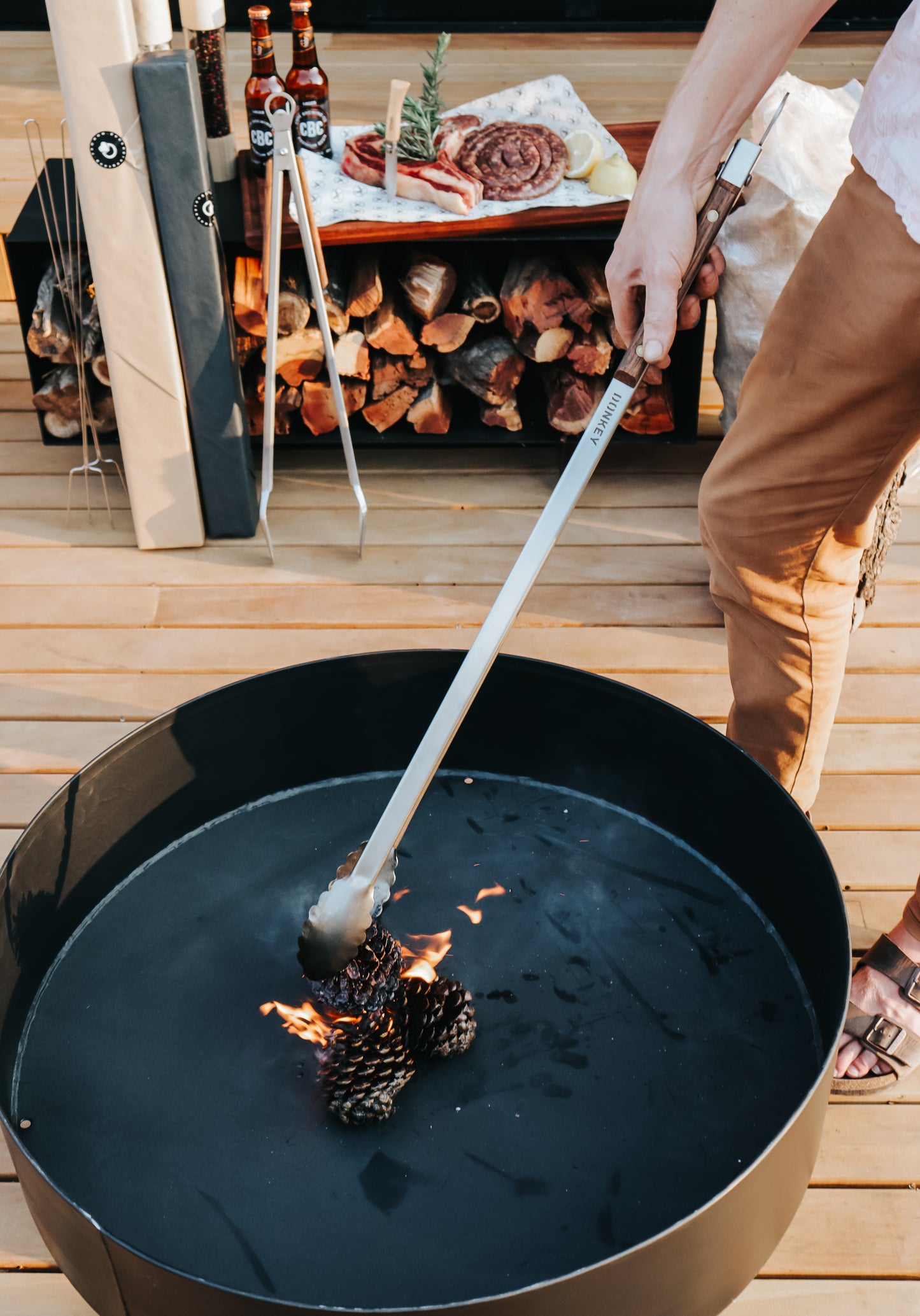 Donkey Long Tong Fire Tongs 80cm