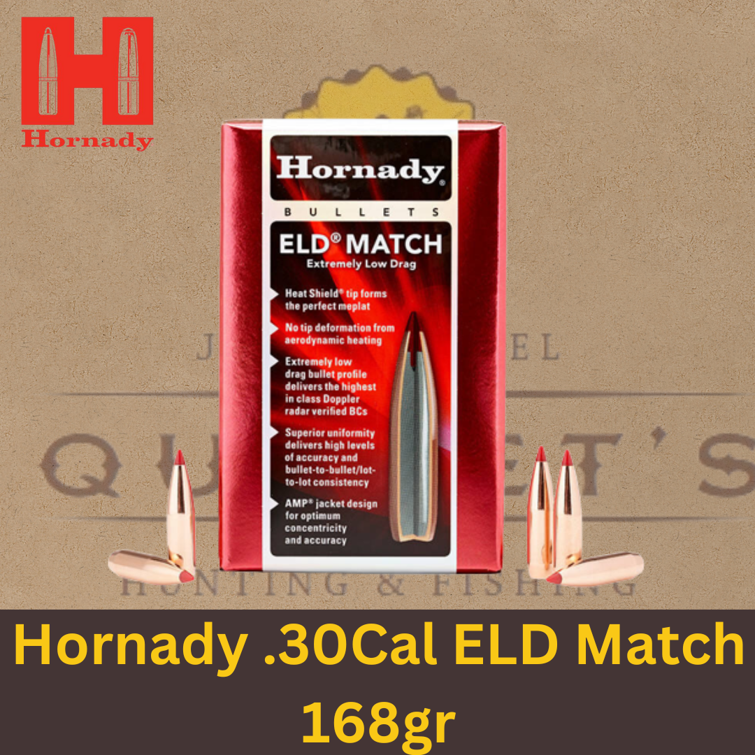 Hornady .30 Cal ELD Match 168gr