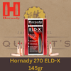 Hornady 270 ELD-X 145gr