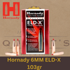 Hornady 6MM ELD-X 103gr