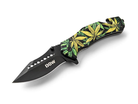 DOW Brentoni K9370 Folding Knife 8.6" Black Blade