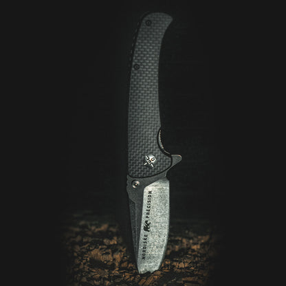 Nordiske Precision Folding Knife Carbon Handle 440 Steel